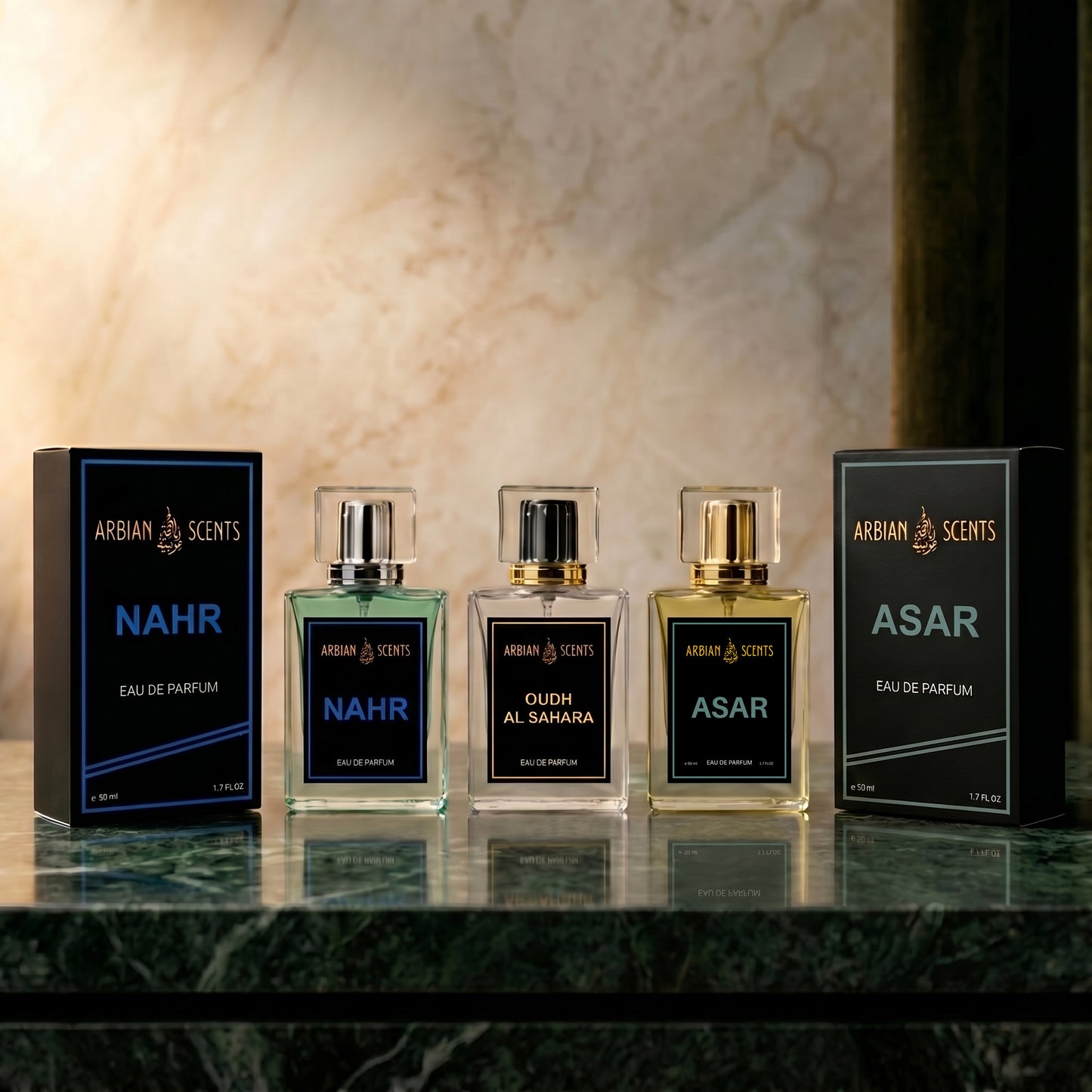 Pack Of Three Luxury Perfumes